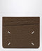 Maison Margiela Brown Four Stitches calfskin card holder