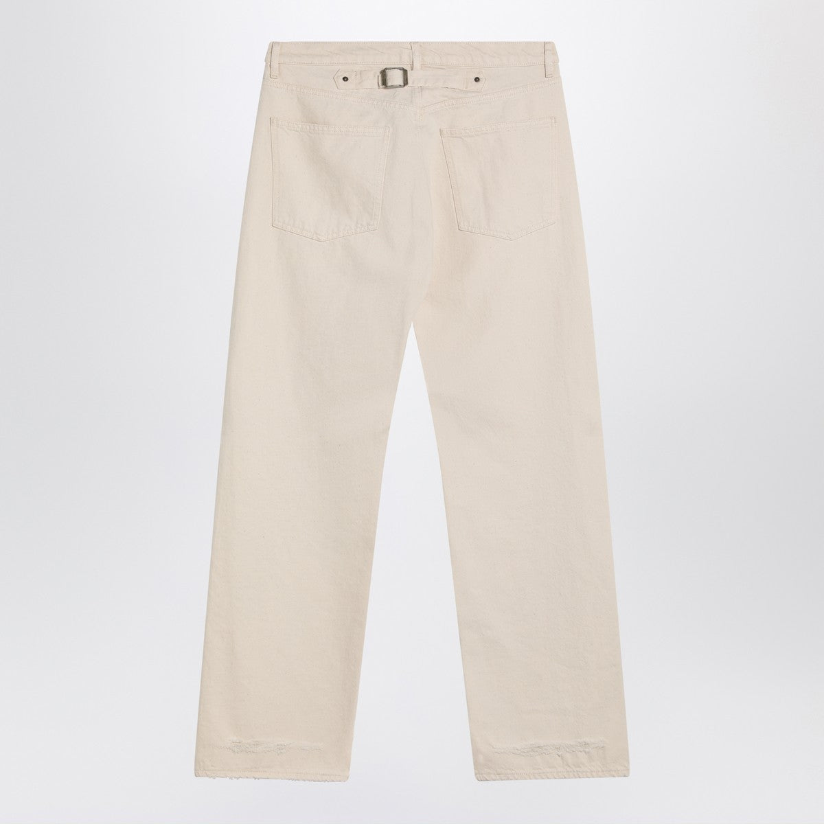 Maison Margiela Ecru cotton trousers