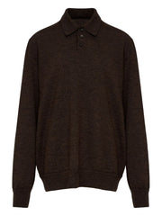 Maison Margiela Elbow-patch wool polo shirt