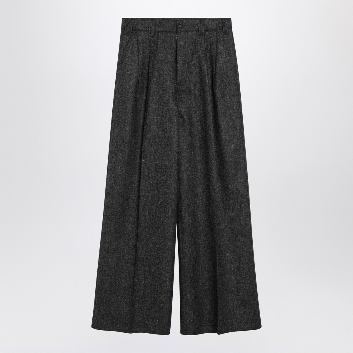 Maison Margiela Grey wide-leg wool trousers