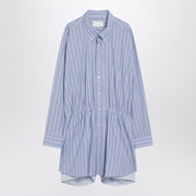 Maison Margiela Light blue striped shirtdress