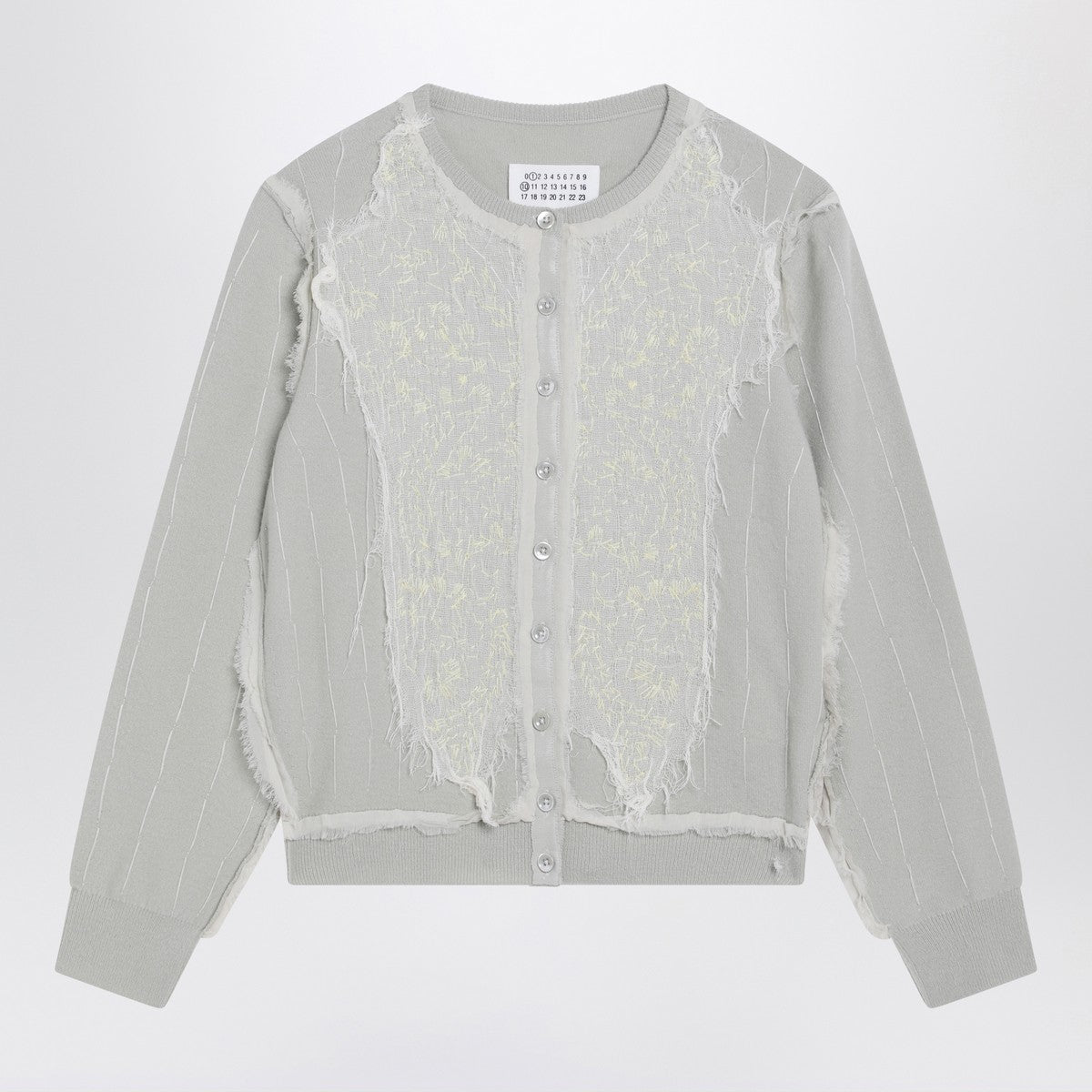 Maison Margiela Light green wool cardigan