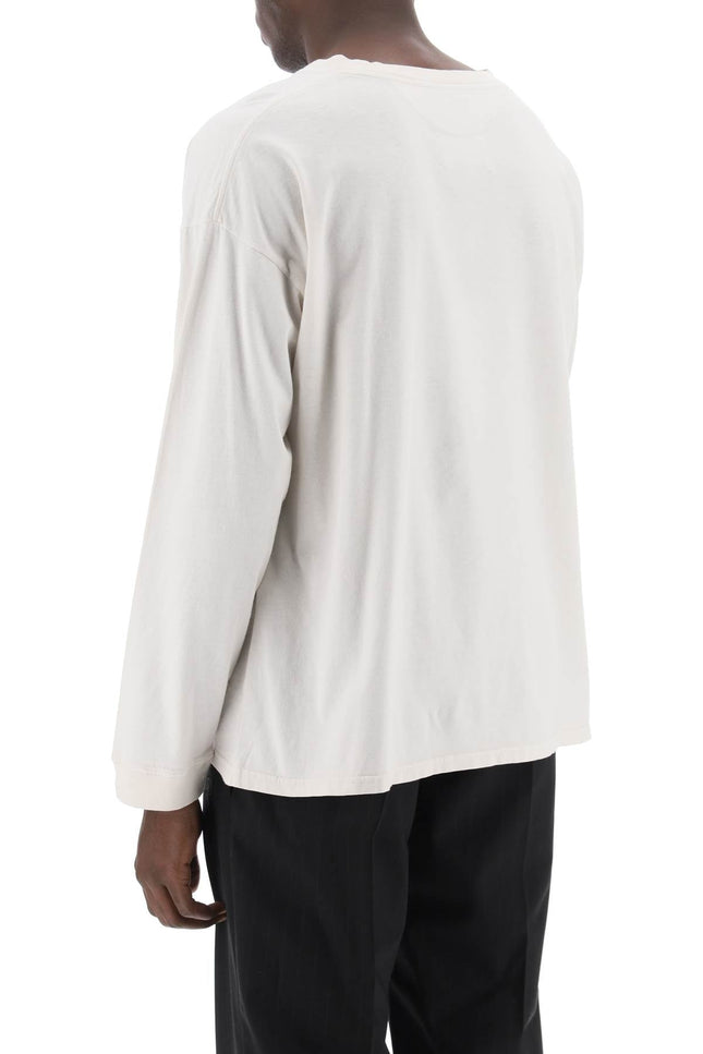 Maison margiela long-sleeved t-shirt with print-men > clothing > t-shirts and sweatshirts > t-shirts-Maison Margiela-m-White-Urbanheer