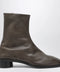 Maison Margiela Tabi ankle boot in brown leather