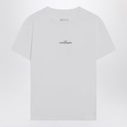 Maison Margiela White T-shirt with distorted logo