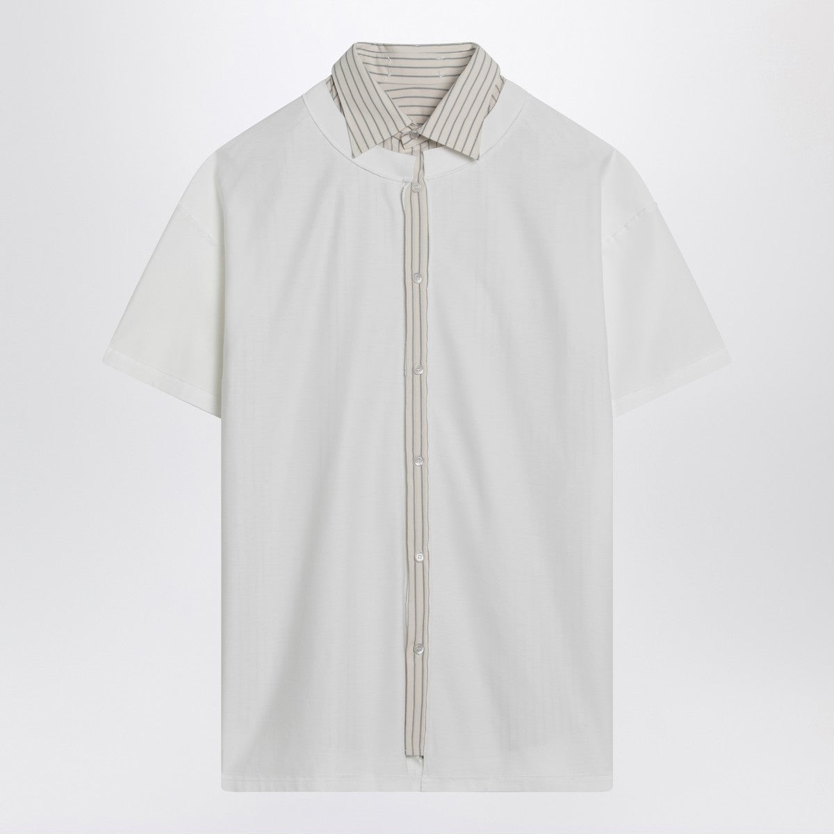 Maison Margiela White reversed shirt T-shirt