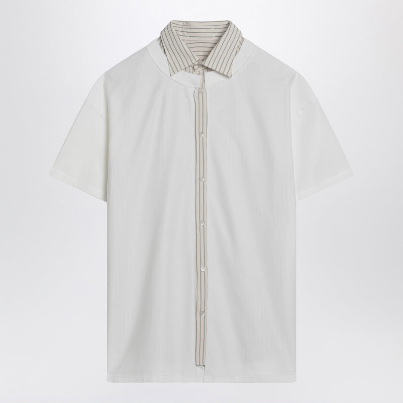 Maison Margiela White reversed shirt T-shirt