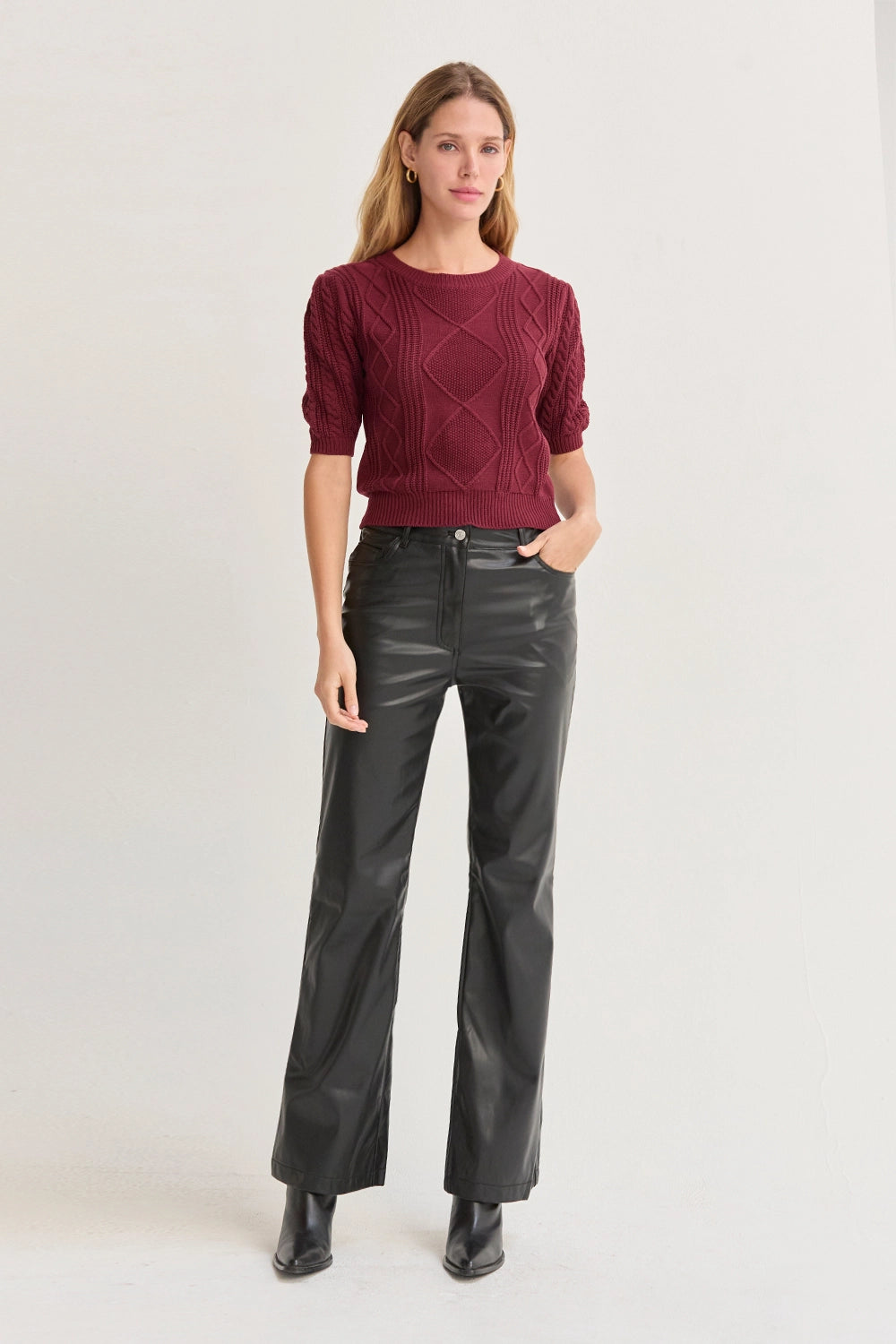 Majorie Vegan Pu Leather Pants