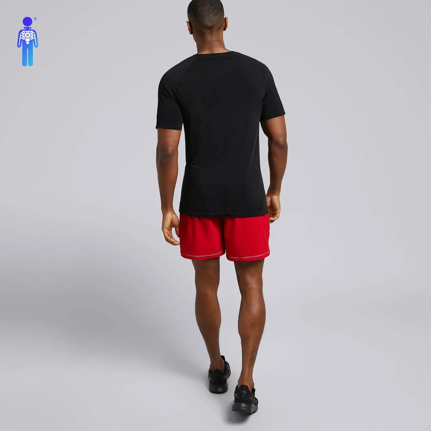 Male Elite Curve 7" Shorts - Red