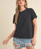 Mali Baby Tee Short Sleeve Top Black-TOP-AEMI + CO-S-Urbanheer