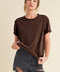 Mali Baby Tee Short Sleeve Top Brown-TOP-AEMI + CO-S-Urbanheer