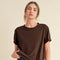 Mali Baby Tee Short Sleeve Top Brown-TOP-AEMI + CO-S-Urbanheer