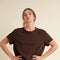 Mali Baby Tee Short Sleeve Top Brown-TOP-AEMI + CO-S-Urbanheer