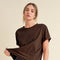 Mali Baby Tee Short Sleeve Top Brown-TOP-AEMI + CO-S-Urbanheer