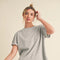 Mali Baby Tee Short Sleeve Top Heather Gray-TOP-AEMI + CO-S-Urbanheer