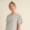 Mali Baby Tee Short Sleeve Top Heather Gray-TOP-AEMI + CO-S-Urbanheer