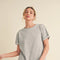 Mali Baby Tee Short Sleeve Top Heather Gray-TOP-AEMI + CO-S-Urbanheer