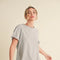 Mali Baby Tee Short Sleeve Top Heather Gray-TOP-AEMI + CO-S-Urbanheer