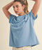 Mali Baby Tee Short Sleeve Top Ocean-TOP-AEMI + CO-S-Urbanheer