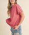 Mali Baby Tee Short Sleeve Top Rose-TOP-AEMI + CO-S-Urbanheer