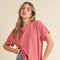 Mali Baby Tee Short Sleeve Top Rose-TOP-AEMI + CO-S-Urbanheer