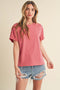 Mali Baby Tee Short Sleeve Top Rose-TOP-AEMI + CO-S-Urbanheer