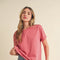 Mali Baby Tee Short Sleeve Top Rose-TOP-AEMI + CO-S-Urbanheer