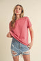 Mali Baby Tee Short Sleeve Top Rose-TOP-AEMI + CO-S-Urbanheer