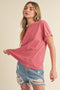 Mali Baby Tee Short Sleeve Top Rose-TOP-AEMI + CO-S-Urbanheer