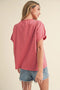 Mali Baby Tee Short Sleeve Top Rose-TOP-AEMI + CO-S-Urbanheer