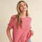 Mali Baby Tee Short Sleeve Top Rose-TOP-AEMI + CO-S-Urbanheer