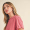 Mali Baby Tee Short Sleeve Top Rose-TOP-AEMI + CO-S-Urbanheer