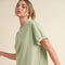 Mali Baby Tee Short Sleeve Top Sage-TOP-AEMI + CO-S-Urbanheer