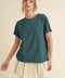 Mali Baby Tee Short Sleeve Top Teal-TOP-AEMI + CO-S-Urbanheer