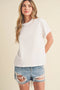 Mali Baby Tee Short Sleeve Top White-TOP-AEMI + CO-S-Urbanheer