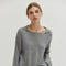 Maline Cashmere Softened Collared Sweater Top H.GREY-Top-Crescent-XS-H.GREY-Urbanheer