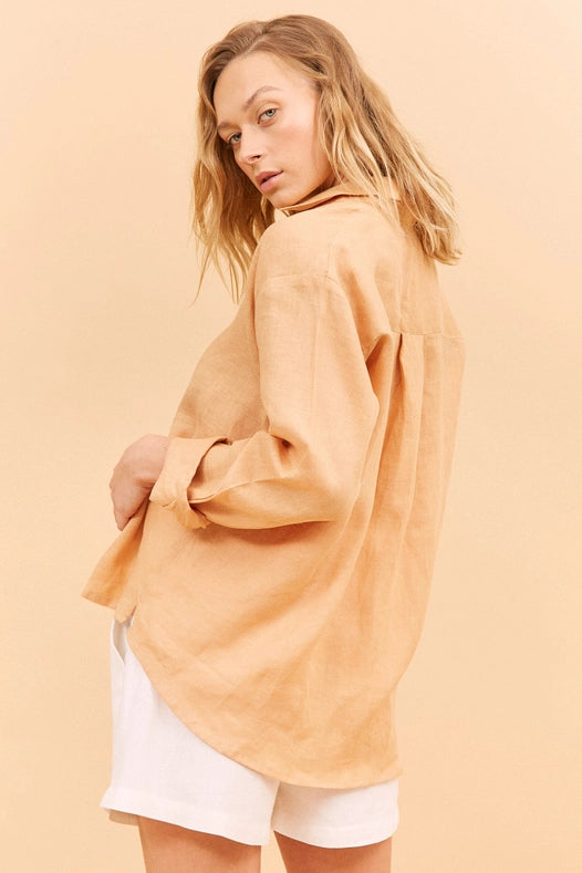 Mallow Shirt - Peach-SHIRTS-BEFORE ANYONE ELSE-L-Peach-Urbanheer