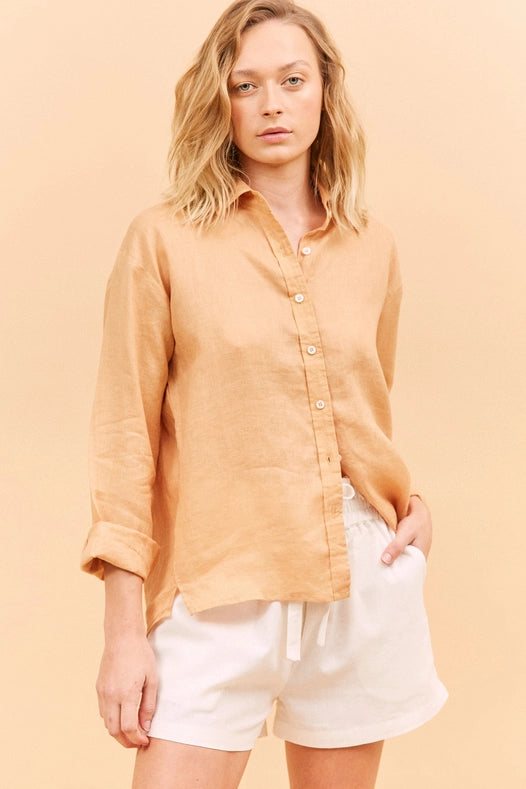 Mallow Shirt - Peach-SHIRTS-BEFORE ANYONE ELSE-L-Peach-Urbanheer
