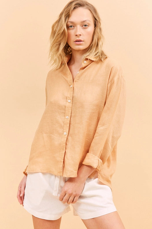 Mallow Shirt - Peach-SHIRTS-BEFORE ANYONE ELSE-L-Peach-Urbanheer