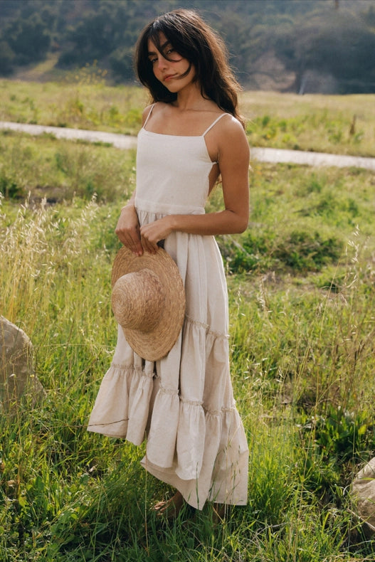 Malto Dress-Dress-Cousin The Label (Krewe du Q)-S-Beige-Urbanheer