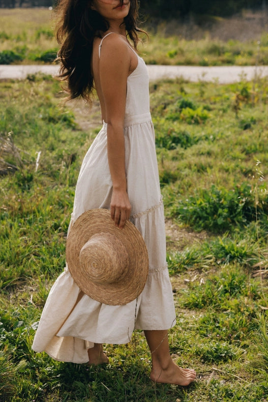 Malto Dress-Dress-Cousin The Label (Krewe du Q)-S-Beige-Urbanheer