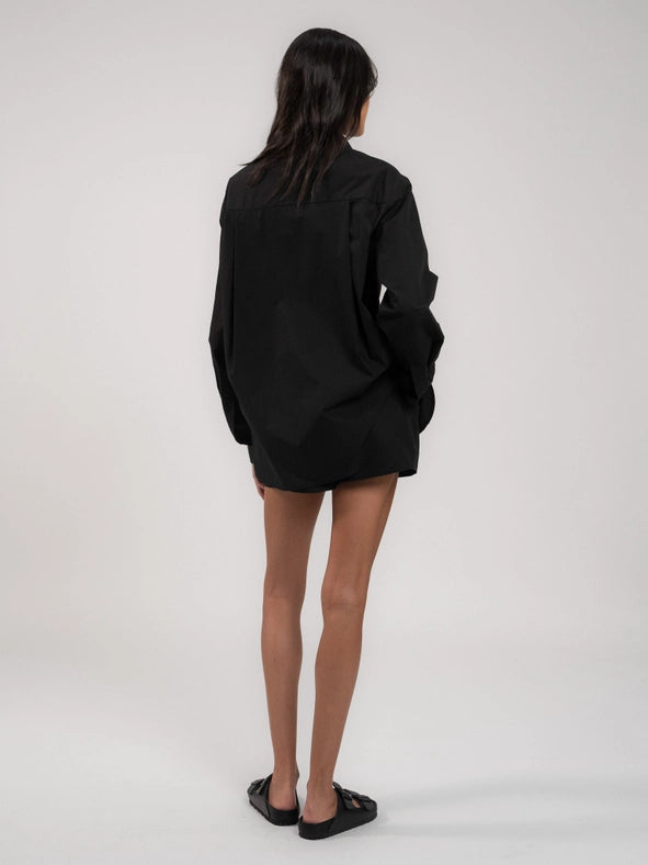 Manana Shirt BLACK-Shirt-CLYQUE-XS-Urbanheer