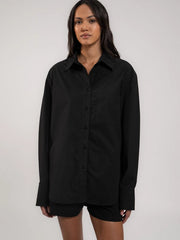 Manana Shirt BLACK-Shirt-CLYQUE-XS-Urbanheer