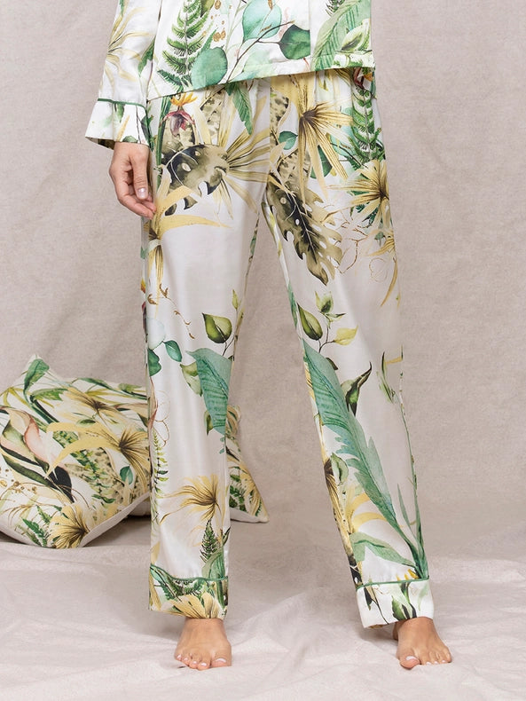 Manaus Pyjama Trousers-Trousers-Greenkiss-S/M-Manaus Print-Urbanheer