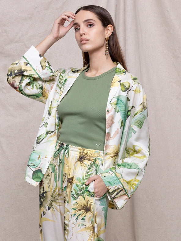 Manaus Pyjama Trousers-Trousers-Greenkiss-S/M-Manaus Print-Urbanheer