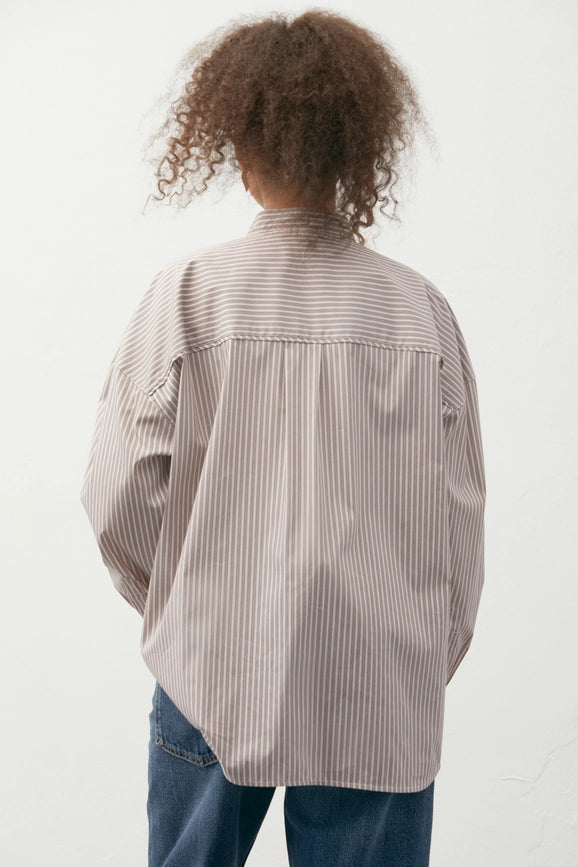 Mandarim-Collar Shirt-Shirt-A LINE-XXS/XS-White-Urbanheer