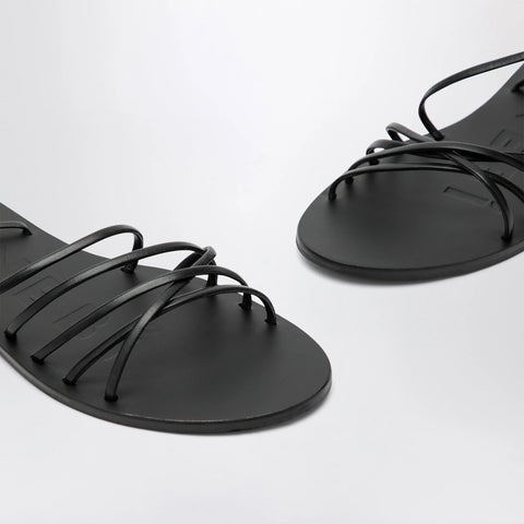 Manebí Black crossover leather sandals
