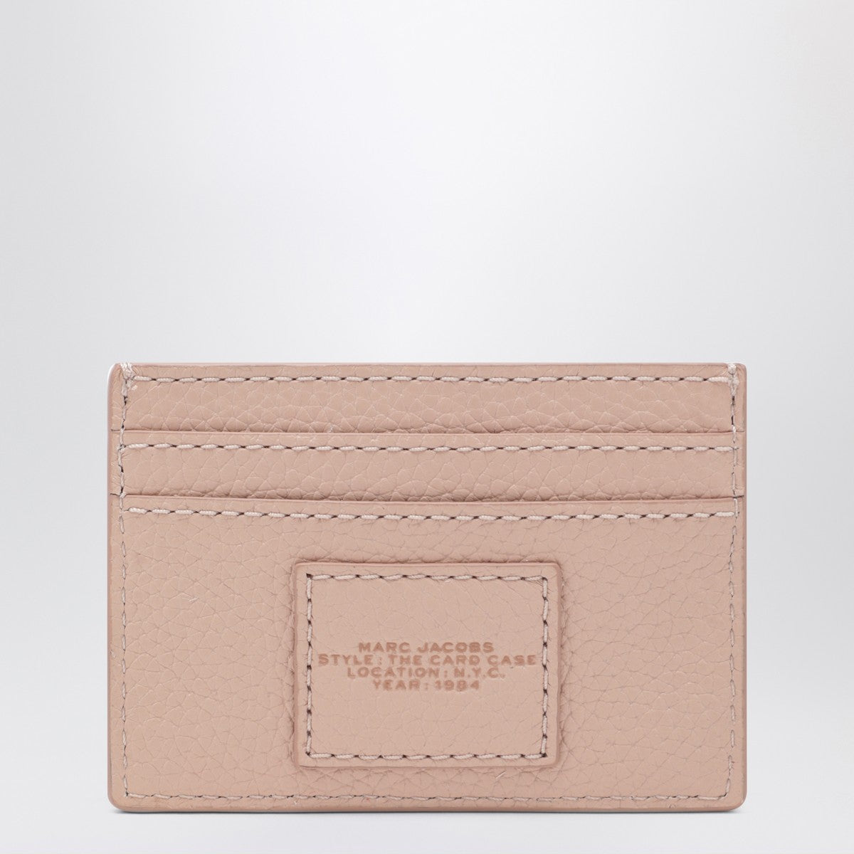 Marc Jacobs Pink full-grain leather cardholder