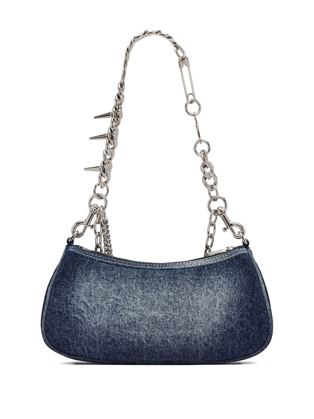 Marc Jacobs The Faded Denim Charm Shoulder Bag