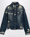 Marc Jacobs Washed denim jacket with worn details
